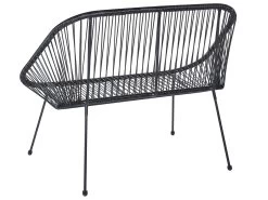 Banco De Jardín 2 Plazas De Ratán Negro ACAPULCO -Tienda de muebles de jardín 2a313794b7aa9bfbff8e636d43f1dac807827f91 cc4715a937a34df5be7e917f0b0e24dc