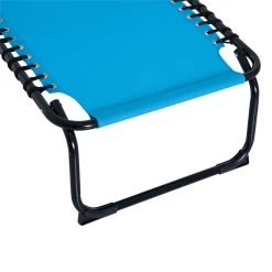 Outsunny Tumbona Plegable Y Ajustable De 4 Posiciones Silla Reclinable De Jardín Con Sistema De Cordones Para Exterior Marco Acero 197x58x76 Cm Azul Claro -Tienda de muebles de jardín 2b5ea805eac703964d5f3f7a8fcfa87dbfd78976 1c1f609b059442afb2787560b83df7cf