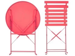 Conjunto De Balcón De Metal Rojo FIORI -Tienda de muebles de jardín 2be37a71324adb0fdb097fb441daa5e1c68bd9ff 4c712e4fb32a4778bba74375270c2ead