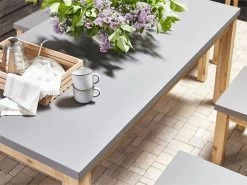 Conjunto De Jardín Mesa Y 6 Taburetes De Cemento Reforzado Gris OSTUNI -Tienda de muebles de jardín 2cd12c10d5c62de379da0b0253cfc6170f20538e cfbf69ae855a492fa5c2bdafc077629d