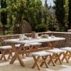 Conjunto De Comedor De Jardín De 6 Plazas De Cemento En Blanco/madera Clara OLBIA -Tienda de muebles de jardín 2ce0baad0dc8767511bab1db7f55d4b8cedf98b5 1129f0c03f1f4f15bc341a8e629ce573