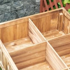 Outsunny Huerto Urbano De Madera 120x60x81 Cm Jardinera Elevada Para Cultivo De Plantas Flores Con Estante Inferior Para Jardín Terraza Exterior Carbanizado -Tienda de muebles de jardín 2d13563bca2156d0c4970b26b9200ce0ec316562 d1ada74835d64a219f689cf86457bba4