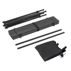 Outsunny Mesa De Camping Plegable Mesa De Picnic Con Espacio Almacenaje De Malla Y Bolsa De Transporte Para Jardín Patio Exterior 70x70x69 Cm Negro -Tienda de muebles de jardín 2d782e87feab3d372736fd4dabc087718552bf4d 529dbffd7702440eac998e8e8584eadb