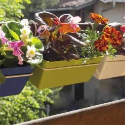 3 Jardineras L 22 Cm Con Ganchos, De Polipropileno -Tienda de muebles de jardín 2ebca9681fe2ed4176ab70498fbc5255f08a4de9 aa65702a04714b87bc0a5532006b0913