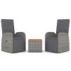 Juego Muebles Jardín 3 Pzas Madera Acacia Ratán Sintético Gris VidaXL -Tienda de muebles de jardín 2ec693d110cbcca2802f91835a142fd8ba95d60f 9065bed113be4fdc89f1a9363f8e837c
