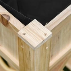 Outsunny Huerto Urbano De Madera 78,5x58x81 Cm Mesa De Cultivo Con 6 Compartimentos Y Estante Inferior Para Plantas Flores En Jardín Terraza Exterior Color Natural -Tienda de muebles de jardín 2eea68f4460e58087fa23e1dfda6b5cec9c31ea8 59aa08247b424f42ba4af4f63371c6ef