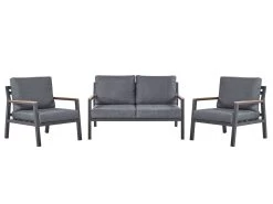 Conjunto De Jardín 4 Plazas Gris Oscuro DELIA -Tienda de muebles de jardín 3176933b3f3bc890233463e18dc00d9c50c52359 c68640f7fa7145d9ba10070852e809bd