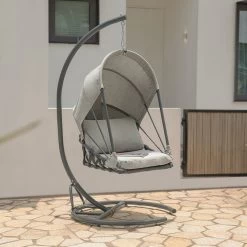 Silla Colgante Con Soporte Para Exteriores Columpio Colgante Con Marco De Acero 95 X 95 X 187cm OGS57-HG SoBuy -Tienda de muebles de jardín 317809816a191dc8fb2d578121961bcea2a4badd 9fe63c3f0d014c37a22b05dd2aea0b6b