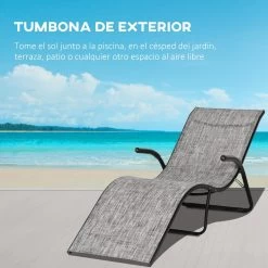 Outsunny Tumbona Plegable De Jardín Con Reposabrazos Reposapiés Respaldo Transpirable Y Marco De Metal Ergonómico Para Terraza Playa Camping 170x62x68 Cm Gris 15 Outsunny Tumbona Plegable De Jardín Con Reposabrazos Reposapiés Respaldo Transpirable Y Marco De Metal Ergonómico Para Terraza Playa Camping 170x62x68 Cm Gris -Tienda de muebles de jardín 33f58cbb7d6272b9901fb6e7257495774e0ad62c 1088c09ec18f49afa51cee589660afe5