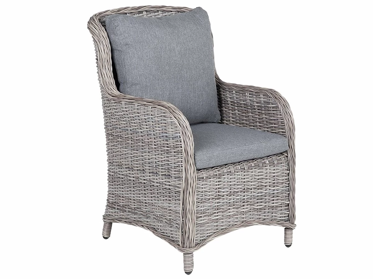 Conjunto De Jardín En Aluminio Gris Para 6 Personas CASCAIS 12 Conjunto De Jardín En Aluminio Gris Para 6 Personas CASCAIS - Imagen 10