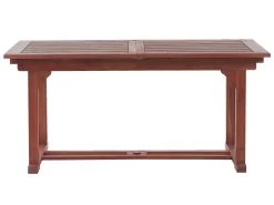 Mesa De Jardín De Madera De Acacia Oscura/rojo Oscuro 160/220 X 90 Cm TOSCANA -Tienda de muebles de jardín 34b543ea0b44945951f19ca641e809aa9041cb89 b1ded51d043f4640904e6c32cc95c38f