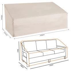 Outsunny Funda Protectora De Banco 3 Plazas Cubierta Protectora De Muebles Impermeable Exterior Jardín Para Sofá Mesas Sillas Barbacoa 218x111x63/101cm -Tienda de muebles de jardín 35e07269ba3b76d4711826759262d8a8007d5001 4e66f32914b44e4aacfd6cce7b1f4e71