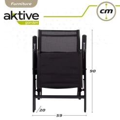 Tumbona Plegable Aluminio De Jardín Aktive -Tienda de muebles de jardín 374f1e53693ba16e9f725e0c8941c2f95214198a b62139d61c3847ffa2c29c5ca3284a5f