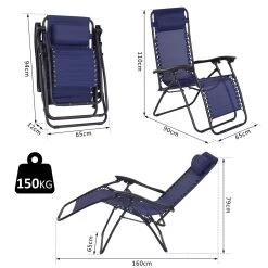 Outsunny Tumbona Plegable De Jardín Silla Gravedad Cero Sillón De Playa Relajante Texteline Marco Acero Carga 120kg 90x65x110 Cm Azul 15 Outsunny Tumbona Plegable De Jardín Silla Gravedad Cero Sillón De Playa Relajante Texteline Marco Acero Carga 120kg 90x65x110 Cm Azul -Tienda de muebles de jardín 37804605620810559f564f4b858f4e0622f6e436 d9f7b0bf962f41949415327ba8ceca99