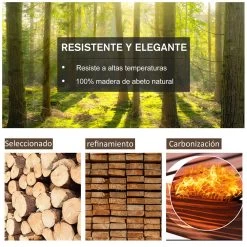 Outsunny Mecedora Rústica De Madera Maciza Para Exteriores Sillón Balancín De Terraza O Jardín 88x68x92 Cm Color Madera Envejecida -Tienda de muebles de jardín 385fcd7805c000fd52e2b1affcdca4f2760fc6c2 cfbcb52ee10744639b0db76b0f71aaa8