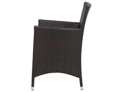 Conjunto De 2 Sillas De Jardín De Ratán Marrón Oscuro/blanco Crema ITALY -Tienda de muebles de jardín 3874d369fabc333aa9df869347e84c198b8e8c43 b3220ff898aa47b8b312796a413bab44