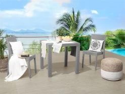 Mesa De Jardín Gris Claro 80 X 80 Cm FOSSANO -Tienda de muebles de jardín 3a5dd45ef2791ef27a61ef7fb2cc5673ee128a1f 87a769c06f374b779cbf2631233bb34c