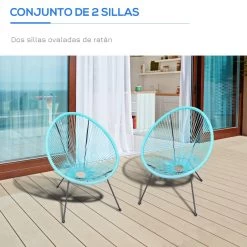 Outsunny Conjunto De 2 Sillas De Jardín De Ratán Pack 2 Sillas Acapulco Forma Ovalada Con Reposabrazos Respaldo Alto Interior Exterior 73x77x87 Cm Turquesa 19 Outsunny Conjunto De 2 Sillas De Jardín De Ratán Pack 2 Sillas Acapulco Forma Ovalada Con Reposabrazos Respaldo Alto Interior Exterior 73x77x87 Cm Turquesa -Tienda de muebles de jardín 3dbb5d8508df0dd1d73bae5bc5abc1a4071f545b d7b3686d361441ca8779a82ecbfc90e1