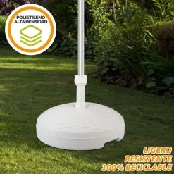 Base Para Sombrilla Circular Blanca 19-33 Mm Aktive -Tienda de muebles de jardín 3e35bdc877314009702670e6e789539ac49352da 7d21d49950754b2e9acb443e94a5eab4