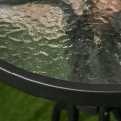 Outsunny Conjunto De Muebles De Jardín 3 Piezas Set De Muebles Exterior Incluye Mesa Con Encimera De Vidrio Templado Y 2 Sillones Plegable Con Respaldo Y Asiento De Texteline Gris -Tienda de muebles de jardín 3f0282427b6c7fa67de8a916d932824810254cbe 581d9a7375ee4236aef4e0491fddc6ee