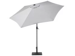 Sombrilla De Jardín De Poliéster Gris Claro 270 Cm VARESE -Tienda de muebles de jardín 3f67361895606286cee79c8ff377453758d4fb2d f7610d4d65bf4598a4c72d9298e076a9