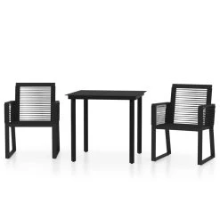 Juego De Comedor Para Jardín 3 Piezas Negro VidaXL -Tienda de muebles de jardín 41d87c3e57428422ab3773f0b3a014b22772b9ed 96d6caf6a1164345acc561c9fe2e1577