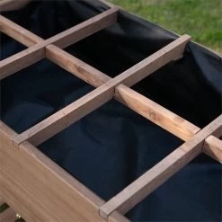 Outsunny Huerto Urbano Con Estantes Jardinera Elevada De Madera Macizapara Cultivo Flores Verduras Hierbas 123x54x74 Cm Marrón -Tienda de muebles de jardín 43ef3662af9b1fd5647388304bec8f98d58c09da b912794c08c34e3da73a736a891f088d