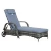 Outsunny Tumbona De Ratán De Jardín Chaise Longue Con Respaldo Ajustable En 5 Posiciones Cojines Acolchados Reposacabezas Y 2 Ruedas 200x73x30-103 Cm Gris -Tienda de muebles de jardín 4403509b0e1f40fc4e3dff8fc6cf278c1fc242c1 6aee3b76c8f34c129ddecf14983e14c8