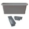 Prosperplast Jardinera Para Balcón Respana Easycare, Dimensiones (Mm) 397X190X140, Color Gris Piedra -Tienda de muebles de jardín 444176e2e8762a2d1c86e2cf4da9ff384db51c18 c440c26fdee449cb9ee73862cc9f65b1