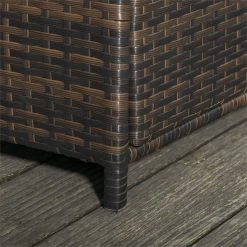 Outsunny Sofá De Ratán De 2 Plazas Con Mesitas Y Reposapiés De Almacenaje Tumbona De Jardín Con Respaldo Inclinable Y Cojines Gruesos Desenfundables 130x72x96 Cm Marrón Y Beige -Tienda de muebles de jardín 456fa60f84f54ab476fb090656cd64ab395b6760 459ace9aa65d44f29c3103ef5f8a4e45