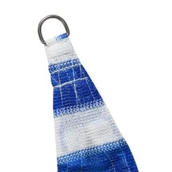 Outsunny Toldo Vela De Sombra Triangular 5x5x5 M HDPE Transpirable De Protección UV Con Anillos Y Cuerdas Para Patio Jardín Piscina Terraza Cochera Azul Y Blanco -Tienda de muebles de jardín 461e74f862dd7cf211c431ec49b44697a4bdc20d a46e2b1e03df41bf91becb85a85d019d