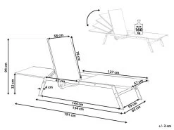 Tumbona De Metal/textil Trenzado Gris VERNAZZA -Tienda de muebles de jardín 4697a0eb8fe65840c6345af65ba70b380f8ac766 1f07f8c71449419fbed58607c02b0dfd