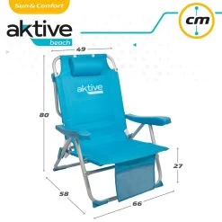 Silla Mochila Plegable Aluminio Aktive Beach 5 Posiciones -Tienda de muebles de jardín 46cb05e44999f14e5b03586e1131ffd0419eeb61 bad3bdcee649434fbf0423061044ca37