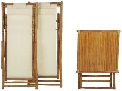 Conjunto De Balcón Mesa Y 2 Tumbonas Madera Clara ATRANI/MOLISE -Tienda de muebles de jardín 47084fb429270f3b134cf1d1eb1be8239968aa58 9984957ff8bb4c17b9ccc24747f8f715