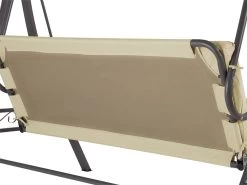 Columpio De Jardín De 3 Plazas En Beige GARBO -Tienda de muebles de jardín 4723a4e2b9e4b56e2182b6a846928549188b9c57 37a3d6454fb241b58a6f8da2c62e1c16