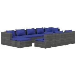 Set De Muebles De Jardín 10 Pzas Y Cojines Ratán Sintético Gris VidaXL -Tienda de muebles de jardín 4725cf2b92cf9c45807877afa9cfc11da035c539 f2260a9d626348ae92907058c6a0e0bf