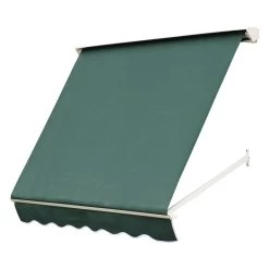 Outsunny Toldo De Ventana Toldo Manual De Aluminio Retráctil Para Exterior Toldo De Balcón Ángulo Ajustable Impermeable Tela De Poliéster 180x70cm Verde -Tienda de muebles de jardín 4780bfce8118047d3a2b7ebde8a2ced75bd63d9f ad6dd57cf486402dbdcb9c214a6255f2