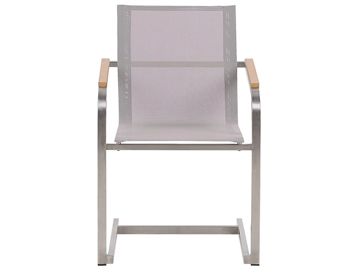 Conjunto De 6 Sillas De Jardín Beige COSOLETO 8 Conjunto De 6 Sillas De Jardín Beige COSOLETO - Imagen 6