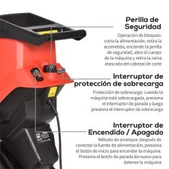 Outsunny Trituradora De Jardín 2500W Con 2 Cuchillas De Volteo Hasta Ø40 Mm De Ramas Bolsa De Recolección De 50L Y Ruedas Para Malas Hierbas 52x39x89 Cm Negro Y Rojo -Tienda de muebles de jardín 49b6076d412123a1a429f40aa86e137e0de29d4e 450bdb786d75402aa6794d081eefea15