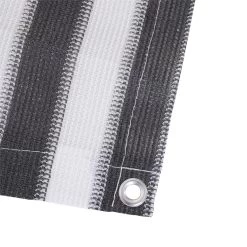Outsunny 2 Pantallas De Privacidad Para Balcones O Terraza Revestimiento HDPE Para Exteriores Tela Protectora Para Balcón Patio Con Cuerdas 500x90 Cm Gris Y Negro -Tienda de muebles de jardín 4a180fac4b3726a6e2c006b3ba7f2ac78825a8ad e039fe336a2a4d0f8fc966ebc3cbe84b