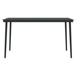 Juego De Comedor Para Jardín 7 Piezas Gris Y Negro VidaXL -Tienda de muebles de jardín 4a6557aa42a1be38a9df1a32680579e04a4f80fa 2f8cbcf43f574e608b6cc81fda93c92d