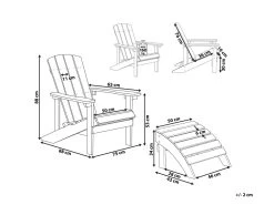 Silla De Jardín Blanca Con Reposapiés ADIRONDACK -Tienda de muebles de jardín 4aa88d8b190ea615c8fa6cc1e2d2b970a766cc63 c9e5cfa3e489495fa8f93765eee82080