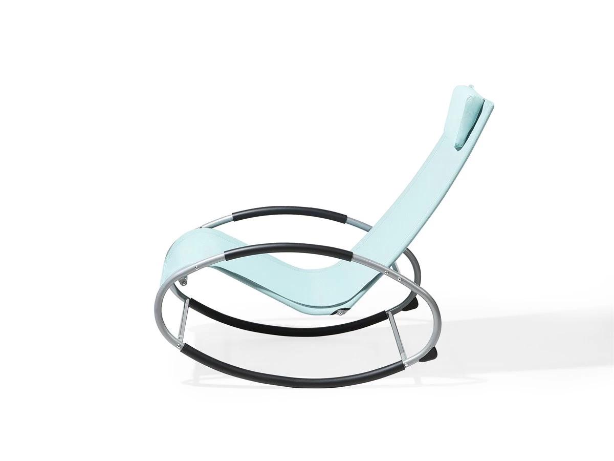 Silla De Jardín Mecedora Azul Claro CAMPO 10 Silla De Jardín Mecedora Azul Claro CAMPO - Imagen 8