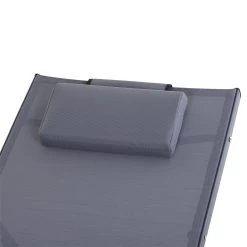 Outsunny Tumbona De Jardín Aluminio Reclinable Con Respaldo Ajustable De 5 Niveles Reposapiés Regulable Y Reposacabezas Extraíble Para Terraza Balcón Exterior 66x152x81 Cm Gris -Tienda de muebles de jardín 50e46e68ba1e0d2600fec9e6174b5bd3f67c0d78 6df5cdb349da42d28bcd8c46d459617a