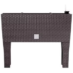 Jardinera C/patas.mod. Rato Jh 800. C/autorriego 80x33x65cm. Chocolate