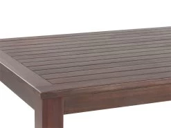 Mesa De Comedor De Madera De Eucalipto Oscura 180 X 100 Cm TUSCANIA -Tienda de muebles de jardín 51074d44be7ceb9d6c554911fe3a1aadf89e6300 e510b4e5a8b44b128d5fde4a25fb0dde