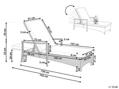 Tumbona De Jardín De Ratán Gris VASTO -Tienda de muebles de jardín 51f32dacb2b9d1f19adfbca121db171f02c23881 b41bb82de2b54f858faabb11e067ccf0