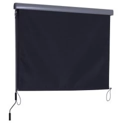 Outsunny Toldo Vertical Enrollable Con Manivela Protección UV Para Interior Y Exterior Balcón Porche Terraza 140x250 Cm Gris -Tienda de muebles de jardín 526691c696b305537f239411288679ca9f15f7ec 9e65b894124a4b5e9128852c4cdfa0b6