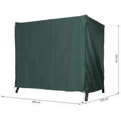 Outsunny Funda Para Columpios De Exterior Con Cremallera Cubierta Muebles Para Exterior Ideal Columpios 205x124x164 Cm Verde Oscuro -Tienda de muebles de jardín 5267803dfb898ed2428ef6e64ff7839c16107cfc ca770ddba5ba4ff88998e82f31d2b11f