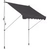 Outsunny Toldo Manual Retráctil 200x150 Cm Con Manivela De Aluminio Ángulo Ajustable Protección Solar Para Terraza Balcón Jardín Patio Gris -Tienda de muebles de jardín 54881c8c54003b33cd3b10a516bd4faf99bb5cbc 824dc4b4a14c4a64a89776844f10aca6